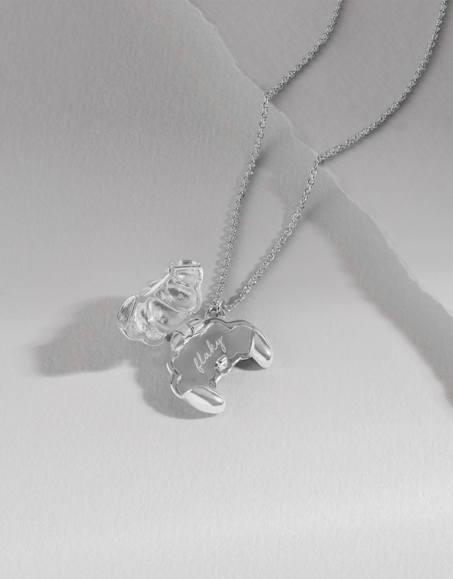Wanderlust + Co - Croissant Silver Necklace