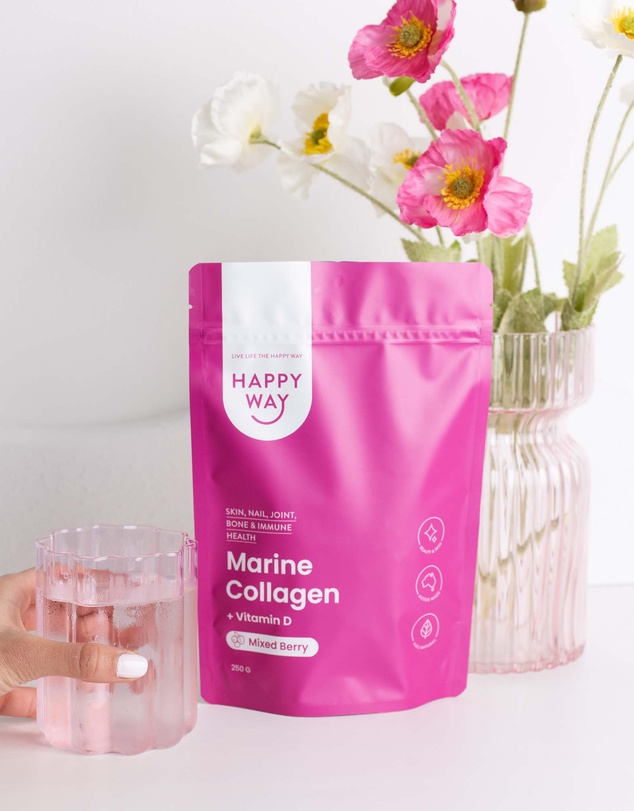 Happy Way - Mixed Berry Marine Collagen Powder