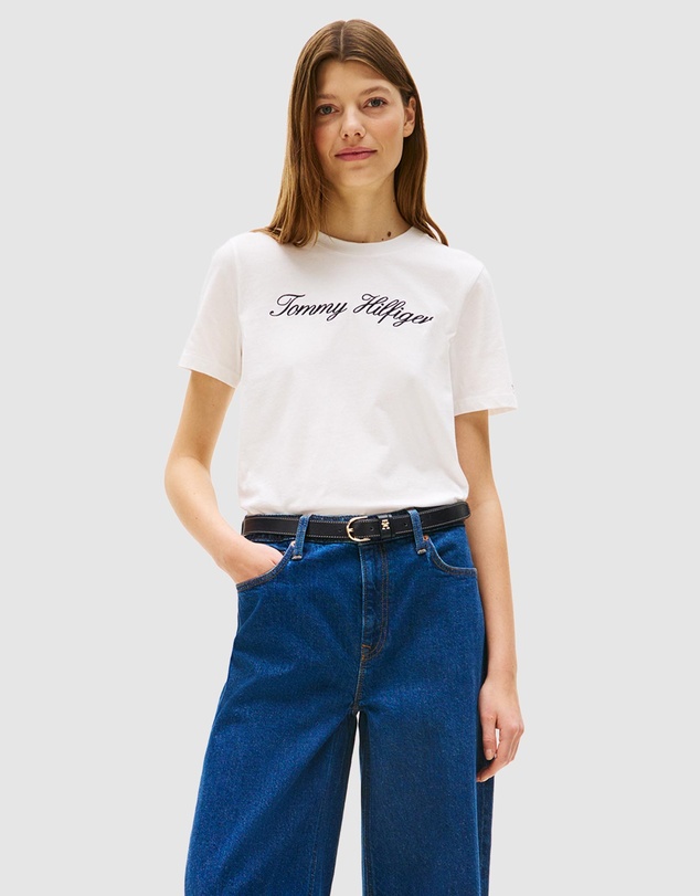 Tommy Hilfiger - Script Regular Crew Neck Short Sleeve Tee