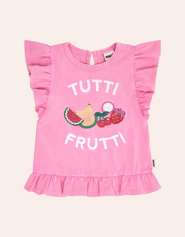 Huxbaby - Tutti Frutti Frill Peplum Tee - Babies-Kids