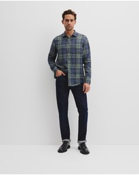 Country Road - Regular Fit Linen Checked Shirt