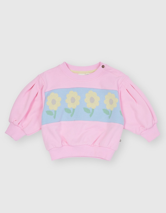 Goldie + Ace - Little Daisies Sweater - Babies-Kids