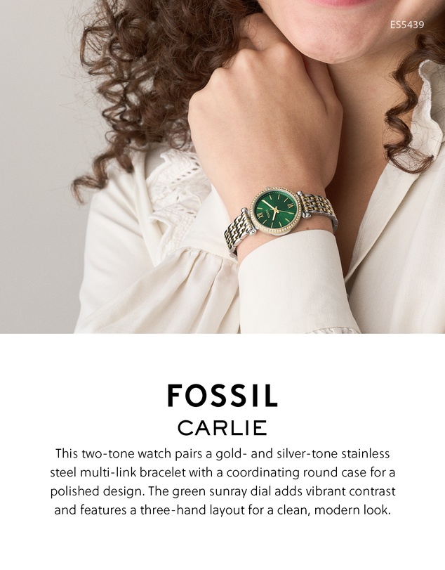 Fossil - Carlie Two Tone Analogue Watch