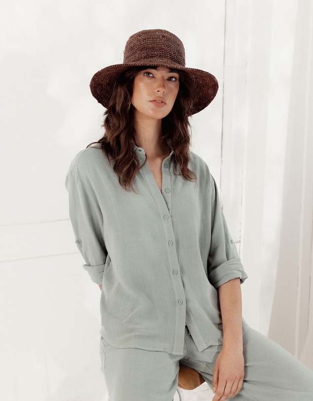Morgan & Taylor - Alora Bucket Hat in Brown