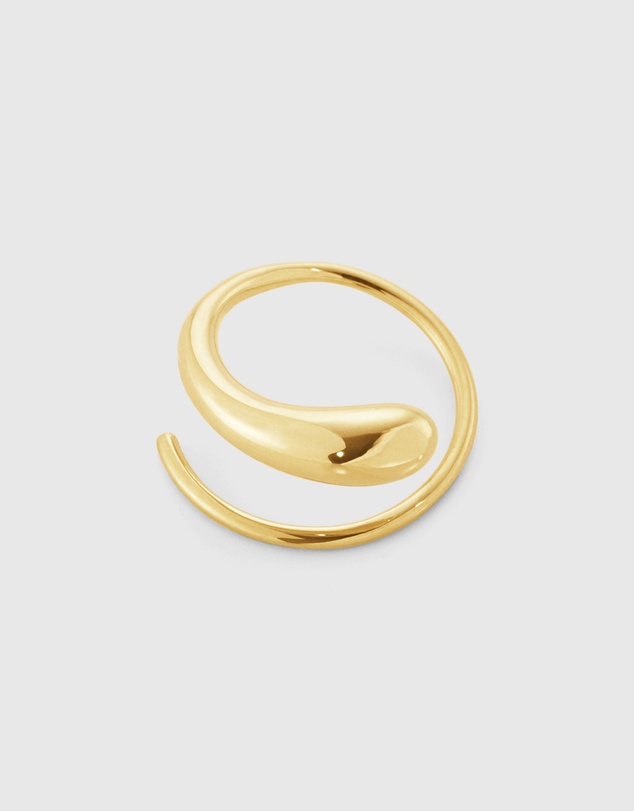 Georg Jensen - Mercy Swirl Earrings Gold