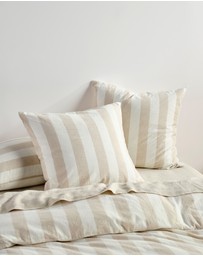 Linen House - Vintage Stripe European Pillowcase
