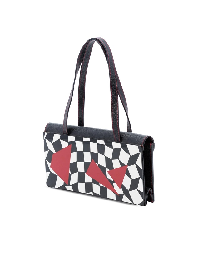 Pre-Loved by Azura Reborn - Pre-Loved Pigskin Plexiglass Geometric Shoulder Bag