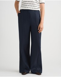David Lawrence - Imogen Linen Wide Leg Pants