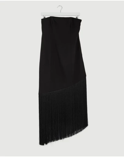 Revibe - Repaired CHANCERY Violet Asymmetric Fridge Midi Dress - AU 14