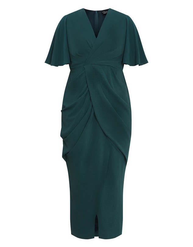 City Chic - Braelynn Drape Maxi Dress