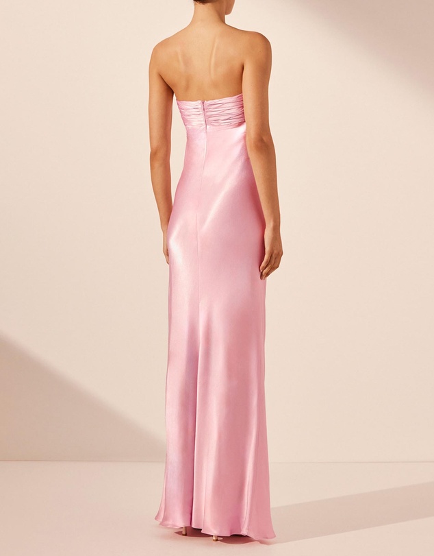 Shona Joy - La Lune Strapless Rushed Bodice Maxi Dress