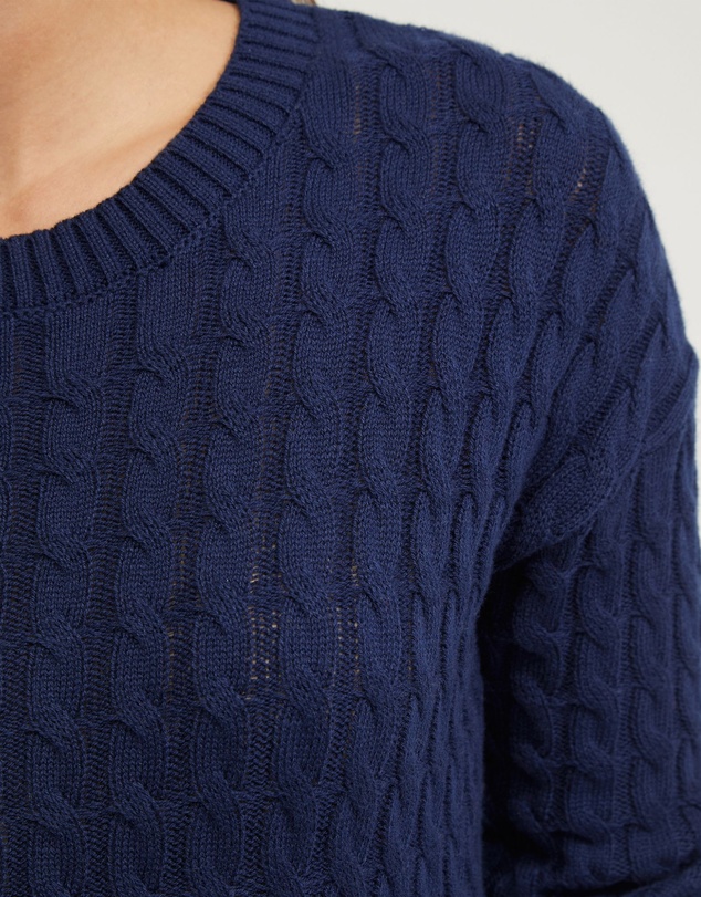 Oxford - Sweeny Cable Knit Mini Dress