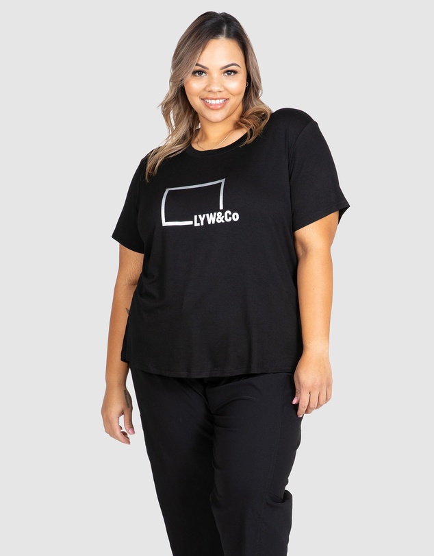 Love Your Wardrobe - LYW & Co Foil Print Tee