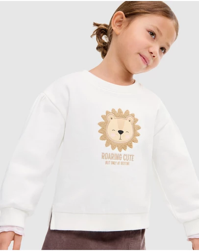 M.N.G - Roar Sweatshirt - Babies-Kids