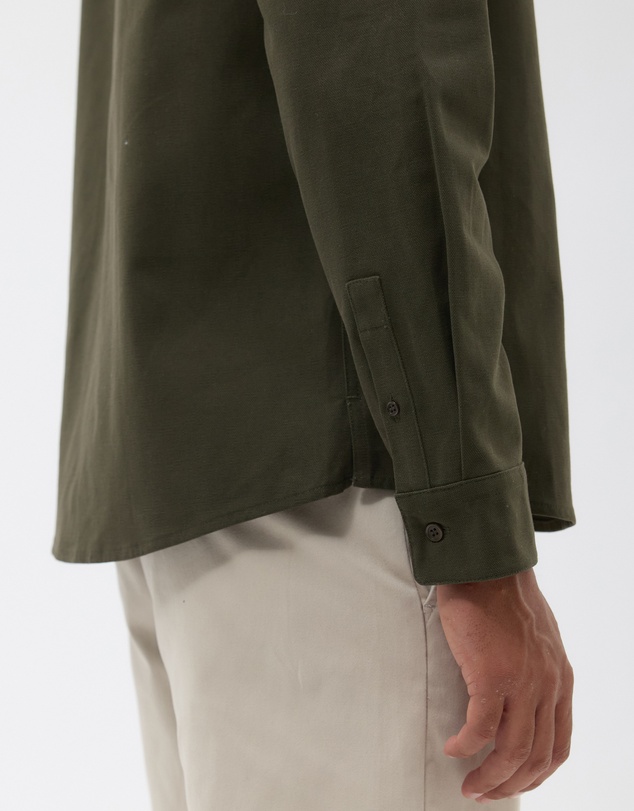 AERE - Brushed Organic Cotton Overshirt