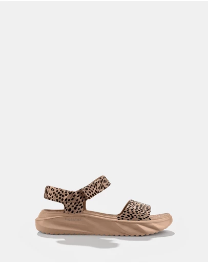 Holster - Cloudsafari EVA Wedge Sandals - Natural Cheetah - Womens