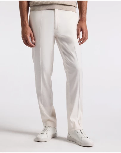 Calibre - Washed Stretch Linen Pant Ivory