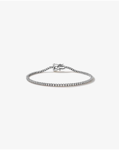 Michael Hill - 0.82 Carat TW Diamond Tennis Bracelet in 10kt White Gold