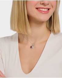 THOMAS SABO - Charm Pendant Red Stone in Heart-Shape