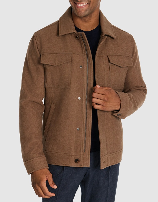 Tarocash - Lleyton Wool Zip Jacket