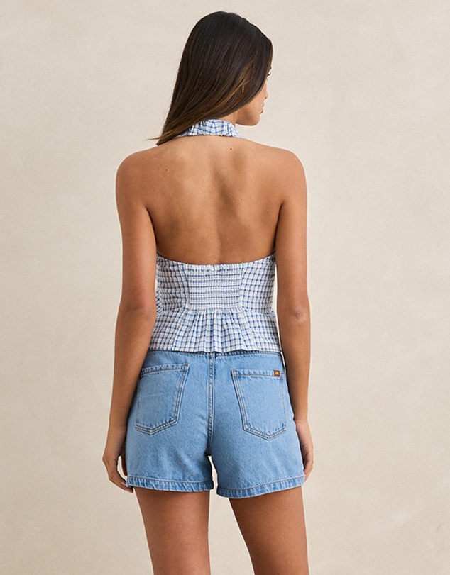 Rhythm - Louise Tie Front Halter Top