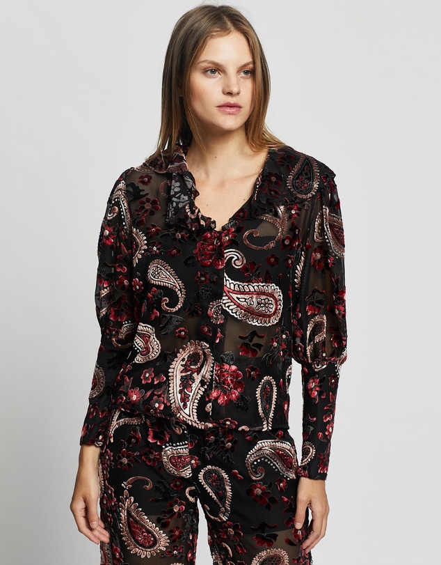 LENNI the label - Firefly Burnout Blouse