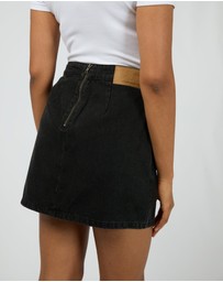 All About Eve - Becca Skirt Washed Black
