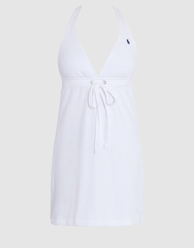 Polo Ralph Lauren - Terry Towelling Halter Neck Mini Beach Dress