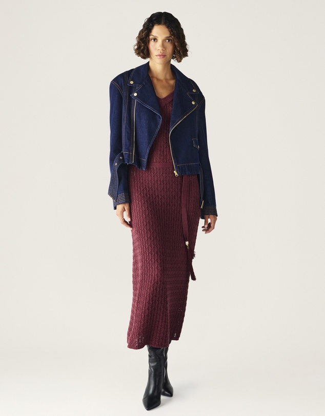MOS The Label - Sia Denim Biker Jacket