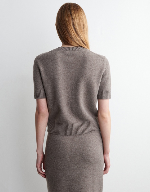 COS - Merino Wool Short-Sleeved Cardigan