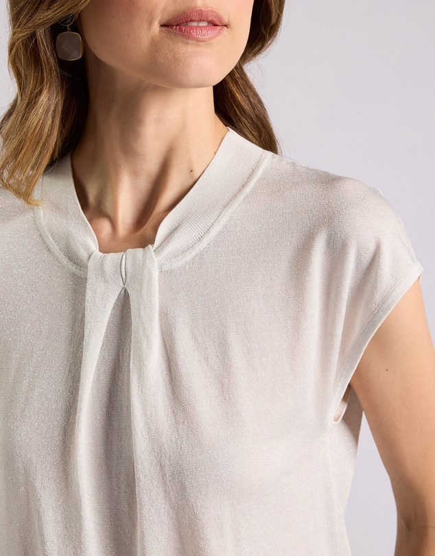 David Lawrence - Alba Shimmer Knit Tee