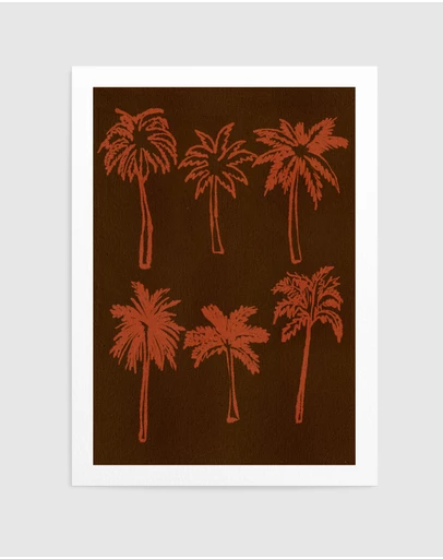 Olive et Oriel - The Land Story 8 by Shatha Al Dafai Art Print
