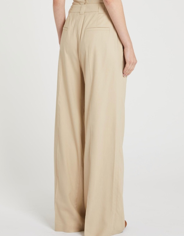 Marella - Twill Wide-Leg Trousers