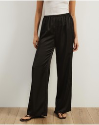 Atmos&Here - Saffron Satin Pants