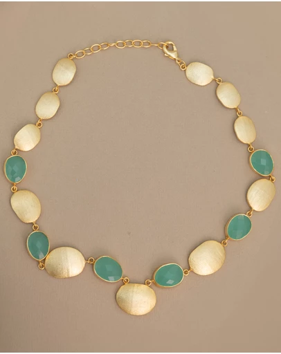 Meshca - Dako Aqua Necklace