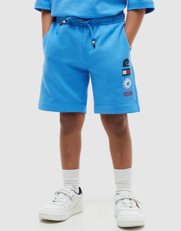 Tommy Hilfiger - Graphic Terry Wide Leg Sweat Shorts - Kids-Teens