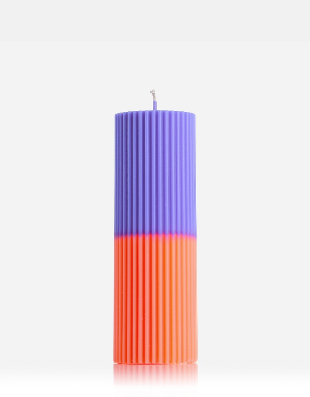 XRJ Celebrations - Pillar Two-Tone Tigerlily Candle