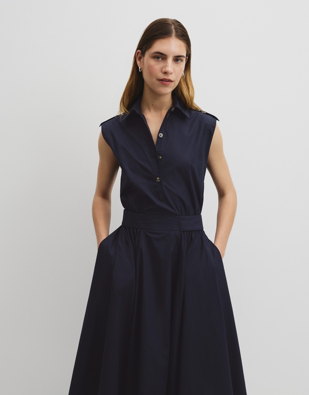 Country Road - Australian Cotton Fit-and-flare Midi Dress