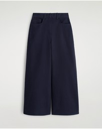COS - Cotton Cropped Wide-Leg Trousers