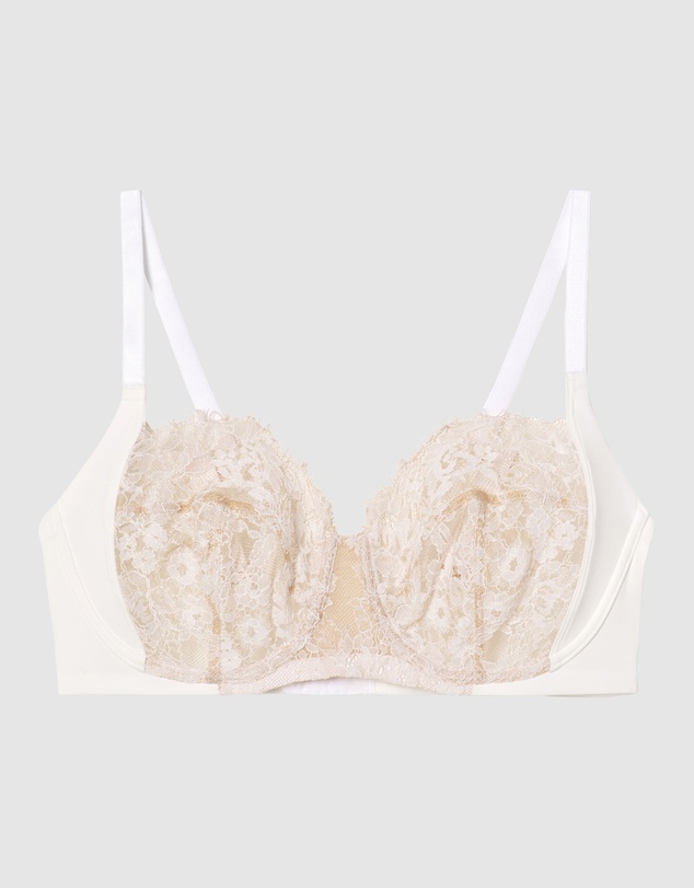 Skarlett Blue - Entice Wired Sheer Lace Balconette Bra