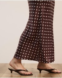 Atmos&Here Curvy - Joanne Satin Slip Skirt