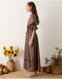 BOTEH - Myra Smock Maxi Dress
