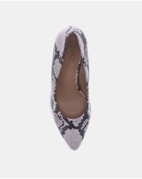 Naturalizer - Evie Pump - Black/White Snake
