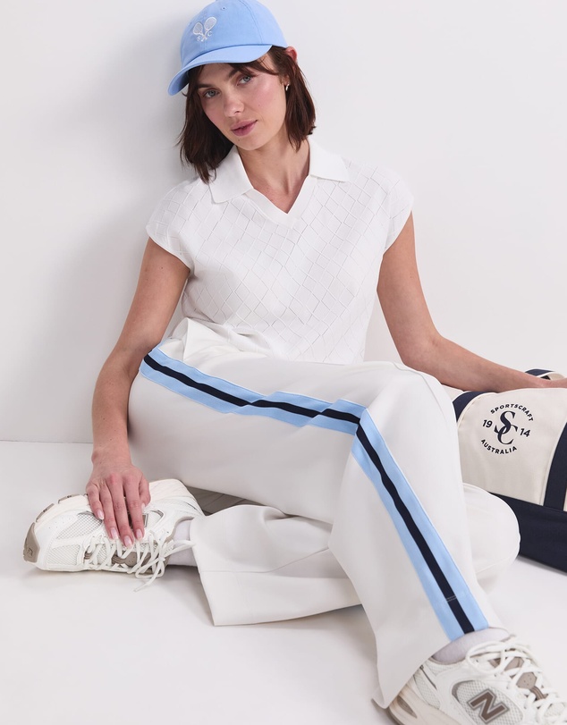 Sportscraft - Maxine Milano Argyle Knit Top
