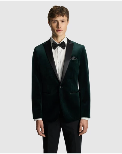 yd. - Milan Velvet Tuxedo Jacket