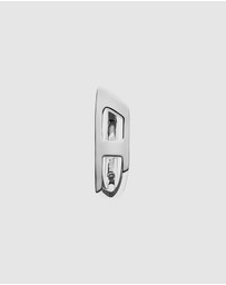 Diesel - D Logo Silver-Tone Earring