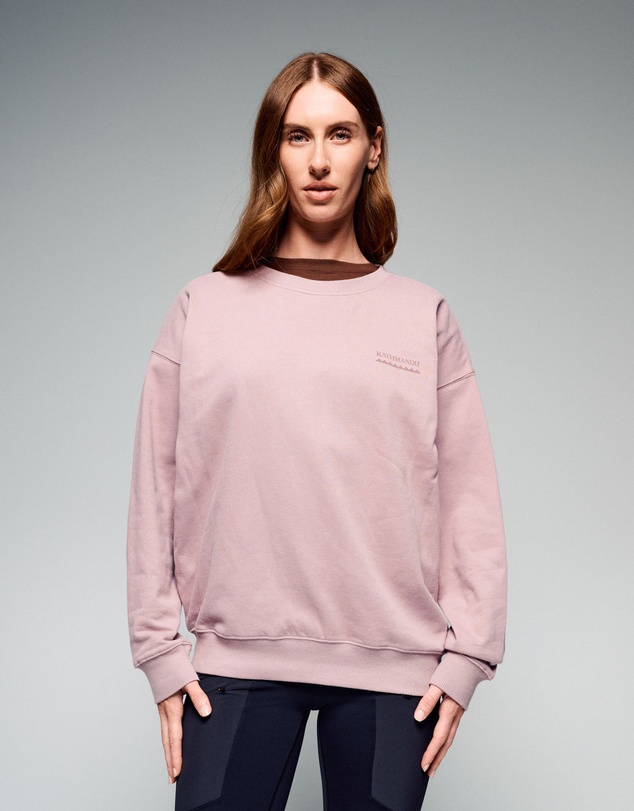 Kathmandu - Heritage Logo Slouchy Brushed Crew