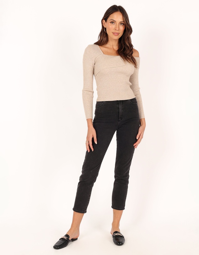 Petal & Pup - Aleena Knit Top - Oatmeal