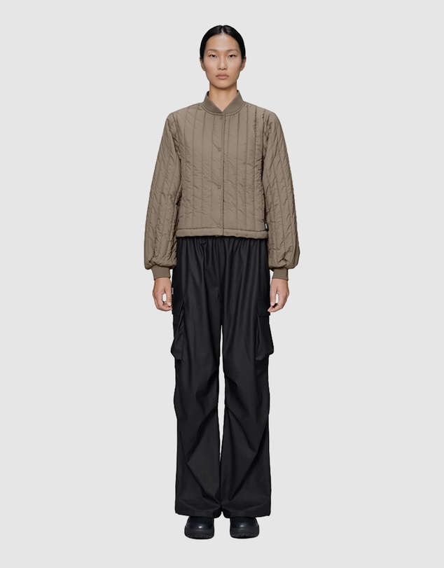 RAINS - Banja Liner Bomber W Jacket Cinder