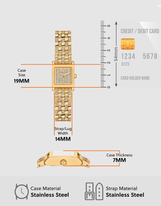 Michael Kors - Georgie Gold Tone Analogue Watch